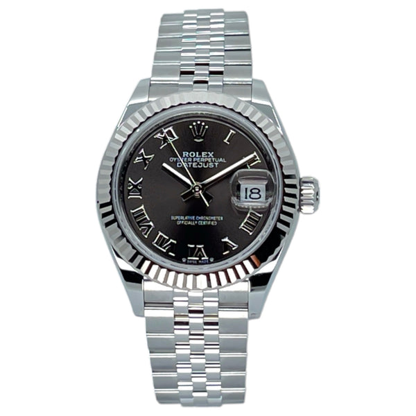 Rolex Lady-Datejust 28mm 279174-0013 Dark Grey Roman Dial