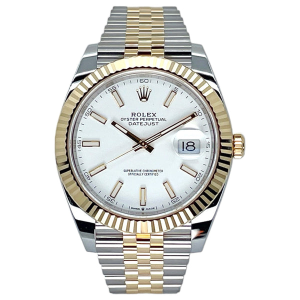 Rolex Datejust 36 36mm 126233-0019 White Index Dial