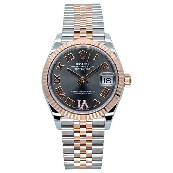 Rolex Datejust 31 31mm 278271-0030 Slate Roman Dial with VI Diamonds