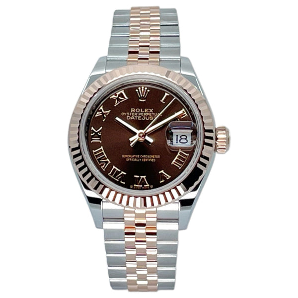 Rolex Lady-Datejust 28mm 279171-0009 Chocolate Roman Dial