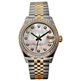 Rolex Datejust 31 31mm 278383RBR Dark Mother-of-Pearl Dial with Diamonds