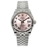 Rolex Datejust 31 31mm 278344RBR-0026 Pink Dial with VI Diamonds