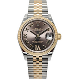 Rolex Datejust 31mm 278273-0018 Dark Rhodium Roman Dial with VI Diamonds (Jubilee Bracelet)